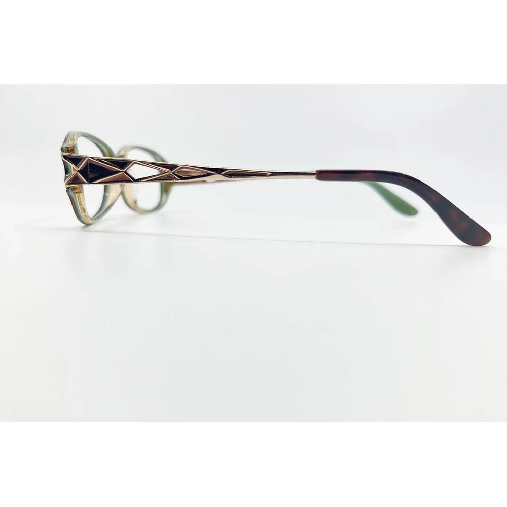 Tura Eyeglass Frames Womens Tortoise Green MOD.577 51-15-135